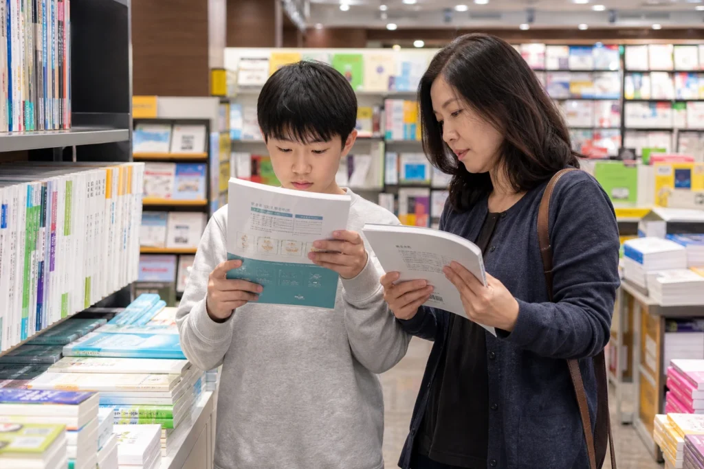 수학 과외 비용 실천 방법을 정리하는 장면